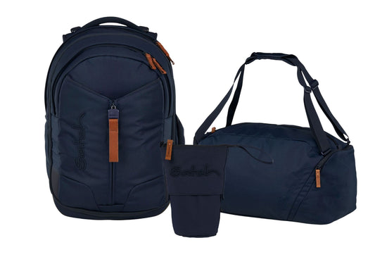 Schulrucksack-Set MATCH Nordic Blue 3-teilig