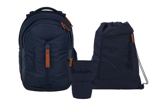 Schulrucksack-Set MATCH Nordic Blue 3-teilig