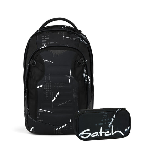 Schulrucksack-Set MATCH PLUS Ninja Matrix 2-teilig