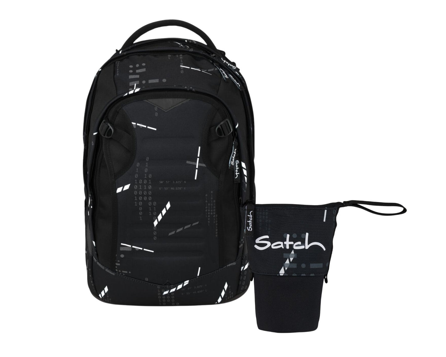 Schulrucksack-Set MATCH PLUS Ninja Matrix 2-teilig