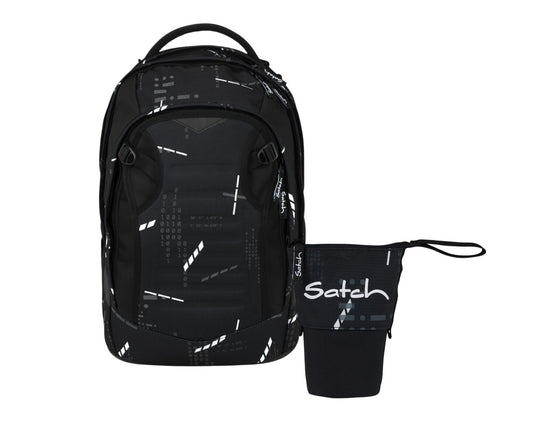 Schulrucksack-Set MATCH PLUS Ninja Matrix 2-teilig
