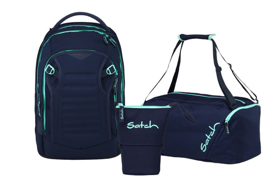 Schulrucksack-Set MATCH PLUS Ocean Mint 3-teilig