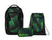 Schulrucksack-Set MATCH PLUS Seismic Green 3-teilig