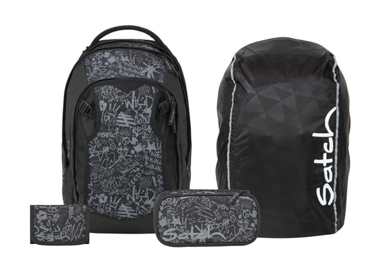 Schulrucksack-Set MATCH PLUS Street Ink 4-teilig