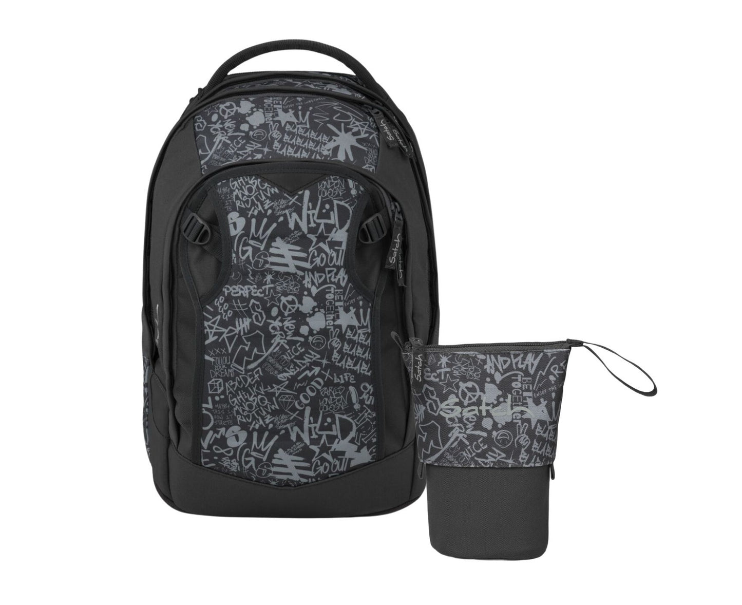Schulrucksack-Set MATCH PLUS Street Ink 2-teilig
