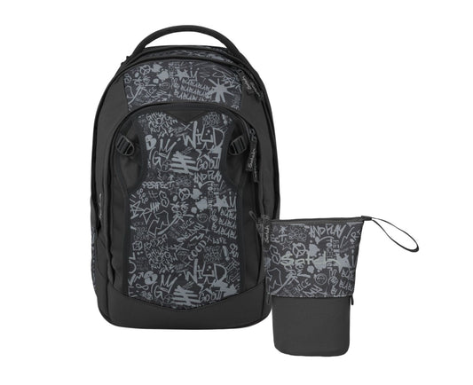 Schulrucksack-Set MATCH PLUS Street Ink 2-teilig
