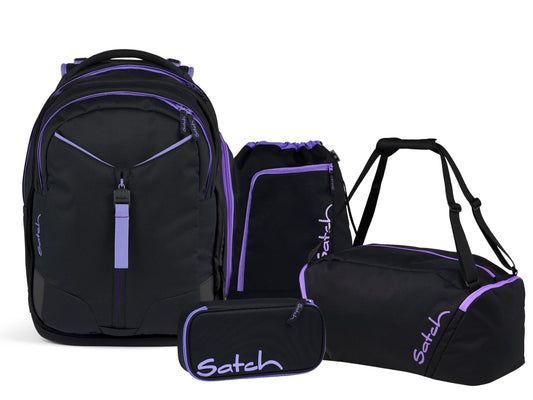 Schulrucksack-Set, MATCH Purple Phantom 4-teilig, Kollektion 24/25