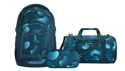 Schulrucksack-Set MATE Aqua Flow 3-teilig