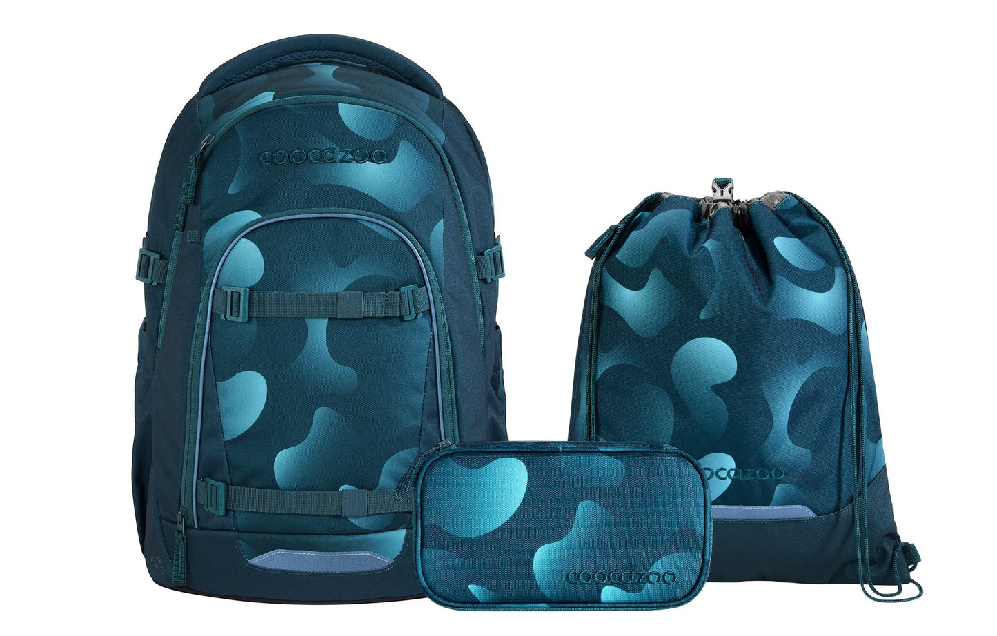 Schulrucksack-Set MATE Aqua Flow 3-teilig