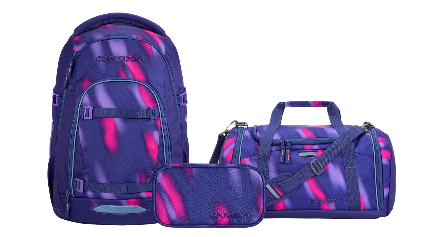 Schulrucksack-Set MATE Aurora Glow 3-teilig