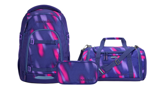 Schulrucksack-Set MATE Aurora Glow 3-teilig