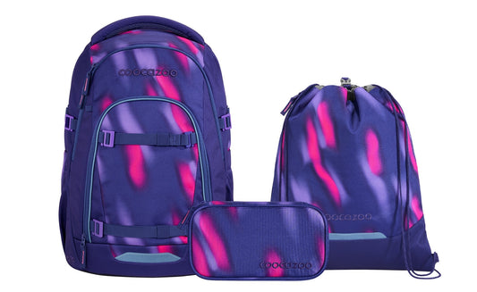 Schulrucksack-Set MATE Aurora Glow 3-teilig