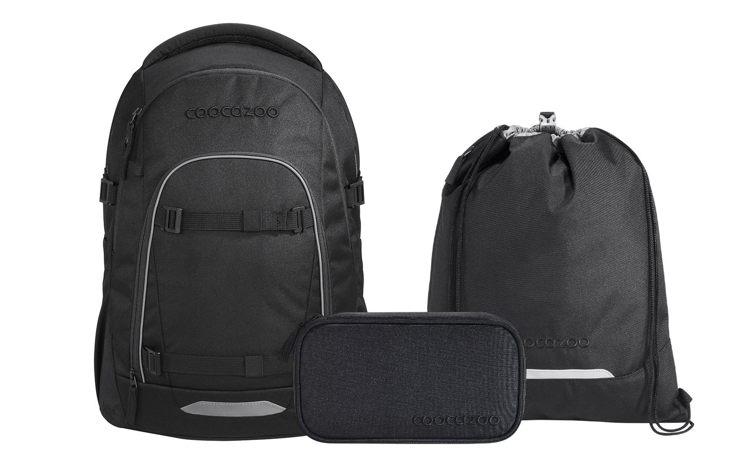 Schulrucksack-Set MATE Black Coal 3-teilig