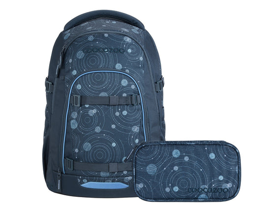 Schulrucksack-Set MATE Blue Orbit 2-teilig