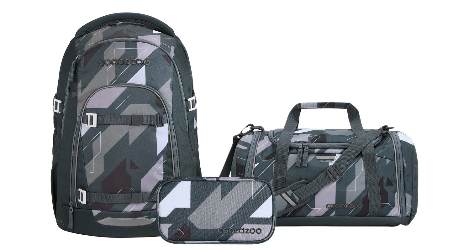 Schulrucksack-Set MATE Dark Race 3-teilig