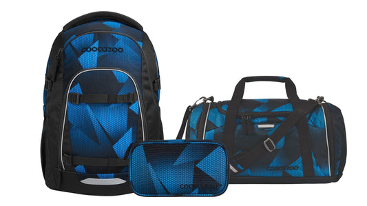 Schulrucksack-Set MATE Electric Ice 3-teilig