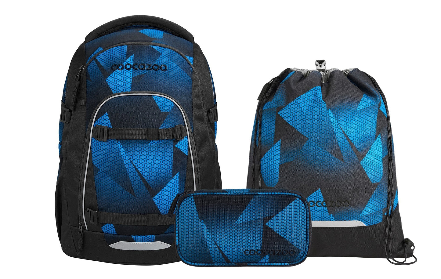 Schulrucksack-Set MATE Electric Ice 3-teilig