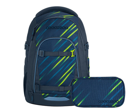 Schulrucksack-Set MATE Fast Lime 2-teilig