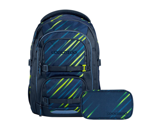 Schulrucksack-Set PORTER, Fast Lime 2-teilig