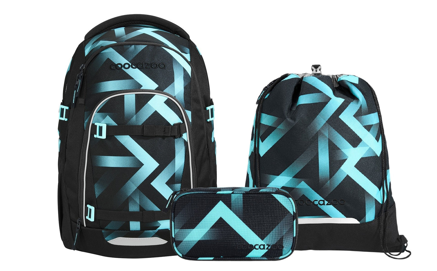 Schulrucksack-Set MATE Laser Lights 3-teilig