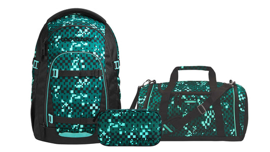Schulrucksack-Set MATE Pixel Blox 3-teilig