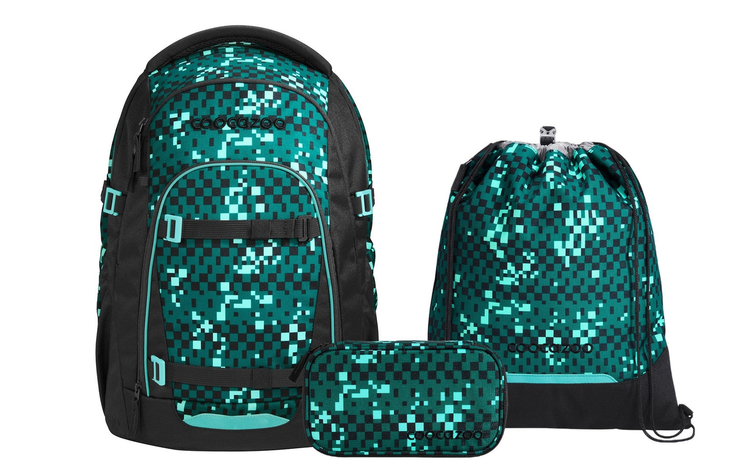 Schulrucksack-Set MATE Pixel Blox 3-teilig