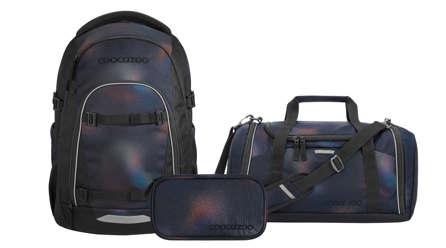 Schulrucksack-Set MATE Rainbow Illusion 3-teilig