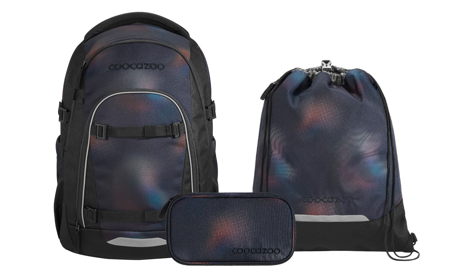 Schulrucksack-Set MATE Rainbow Illusion 3-teilig