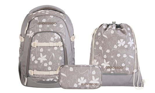 Schulrucksack-Set MATE Vanilla Bloom 3-teilig