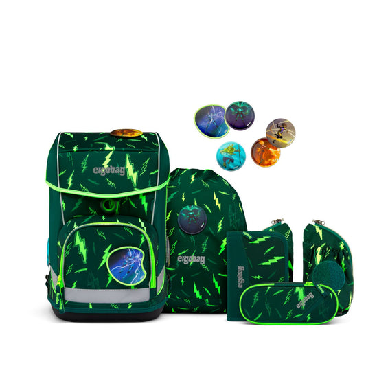 Schulranzen-Set Cubo Light Bärtastisch 6-teilig