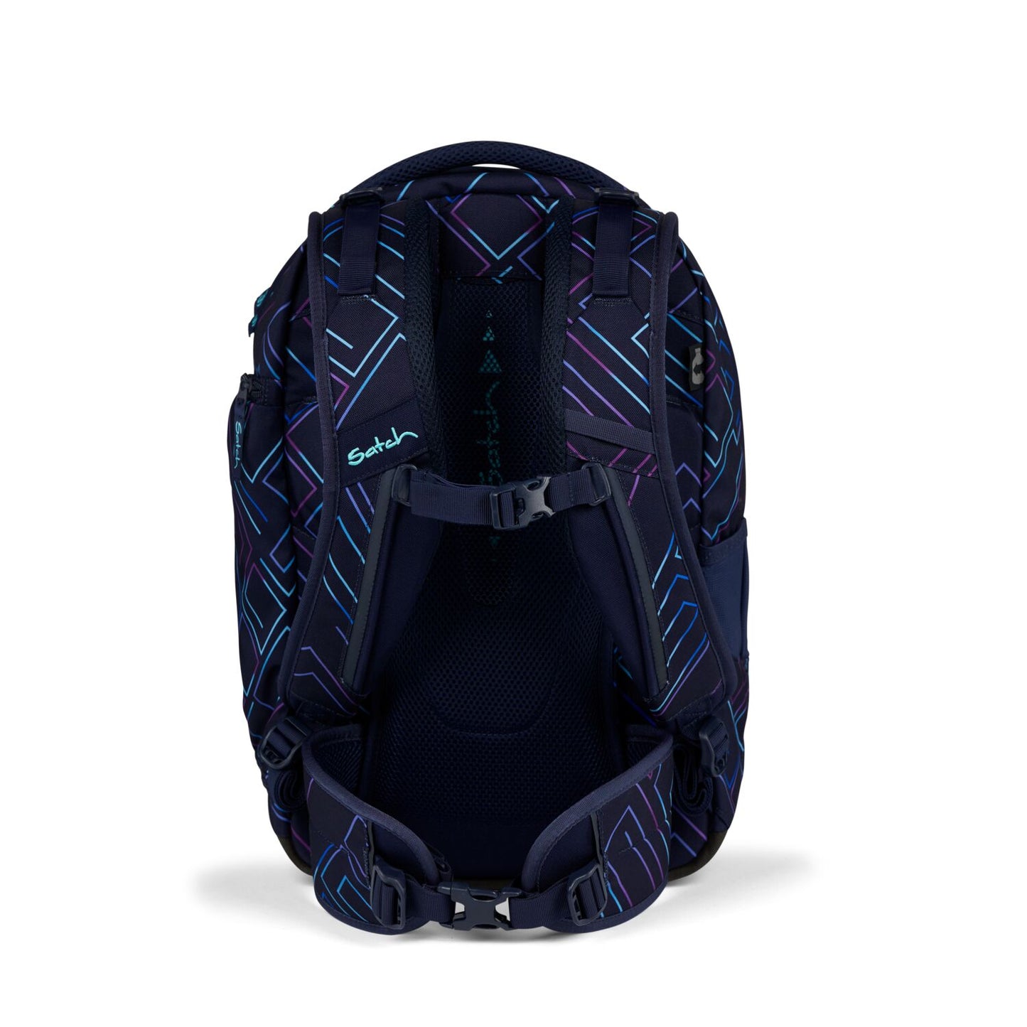 Schulrucksack-Set MATCH Purple Laser 4-teilig