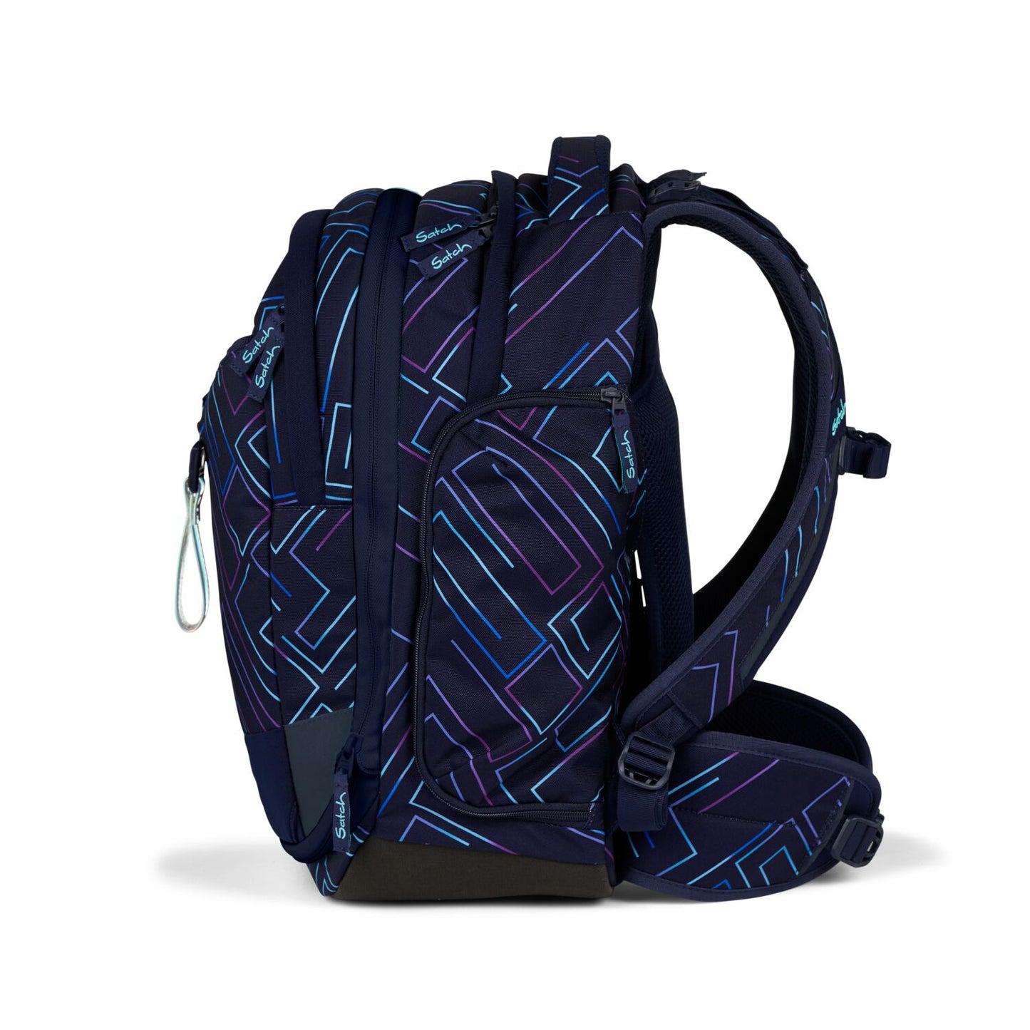 Schulrucksack-Set MATCH Purple Laser 4-teilig