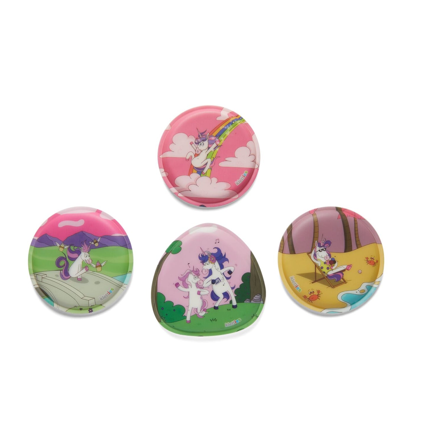 Schulranzen-Set PACK KuntBärbuntes Einhorn 6-teilig