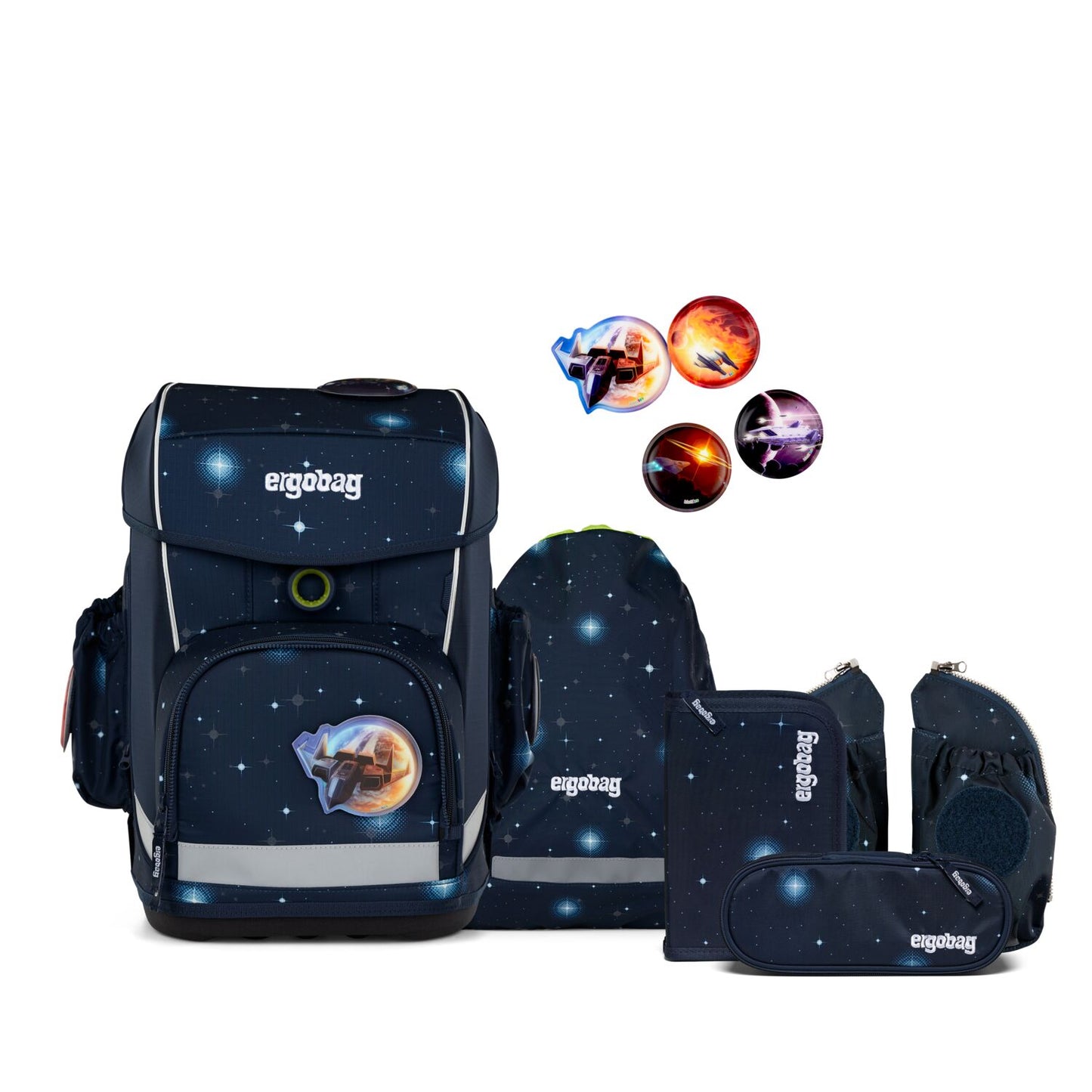 Schulranzen-Set CUBO LIGHT KoBärnikus 6-teilig