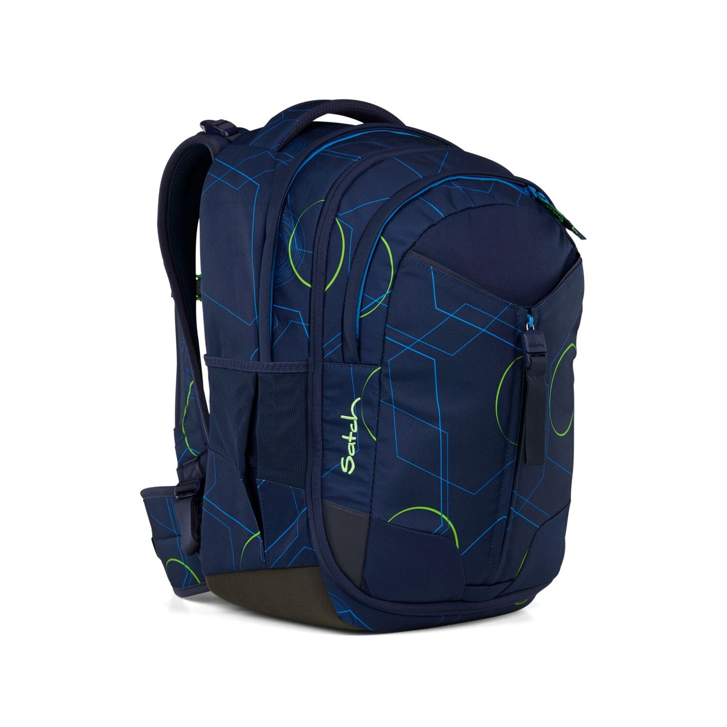Schulrucksack-Set MATCH Blue Tech 3-teilig