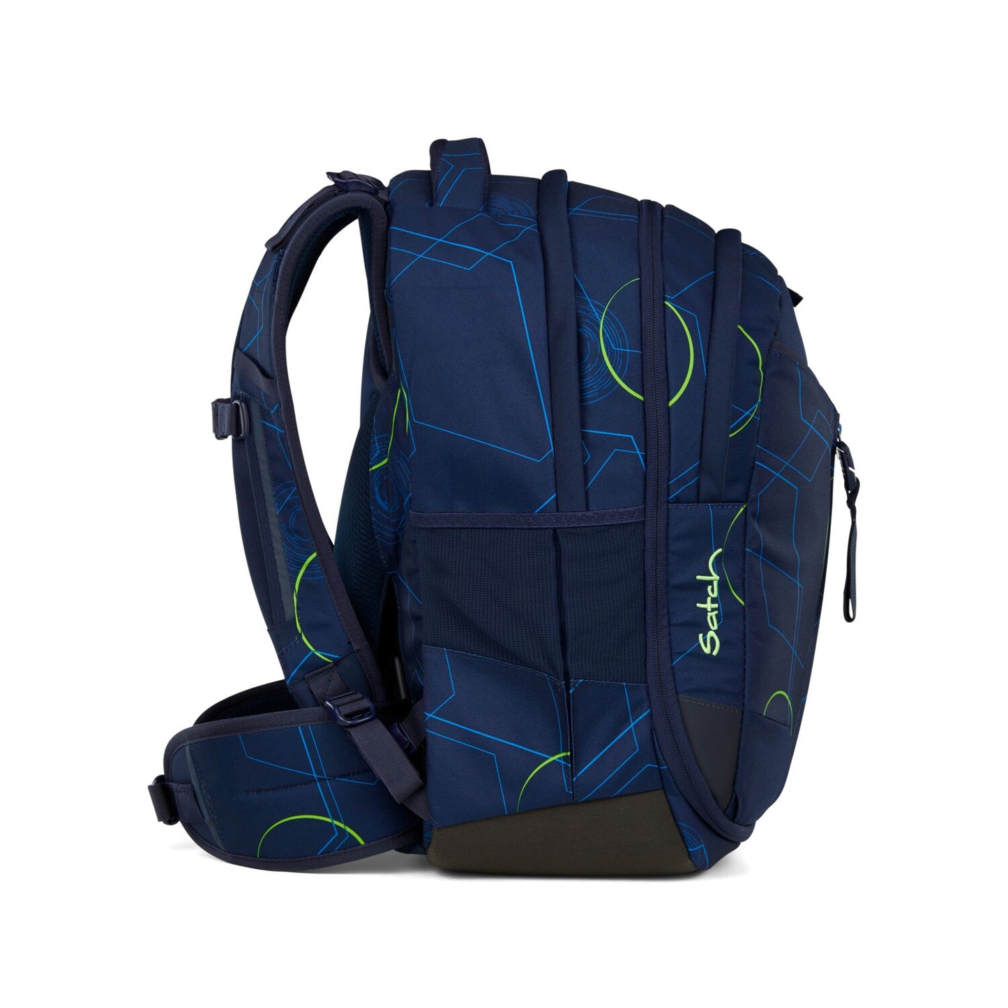 Schulrucksack-Set MATCH Blue Tech 3-teilig, Kollektion 2025