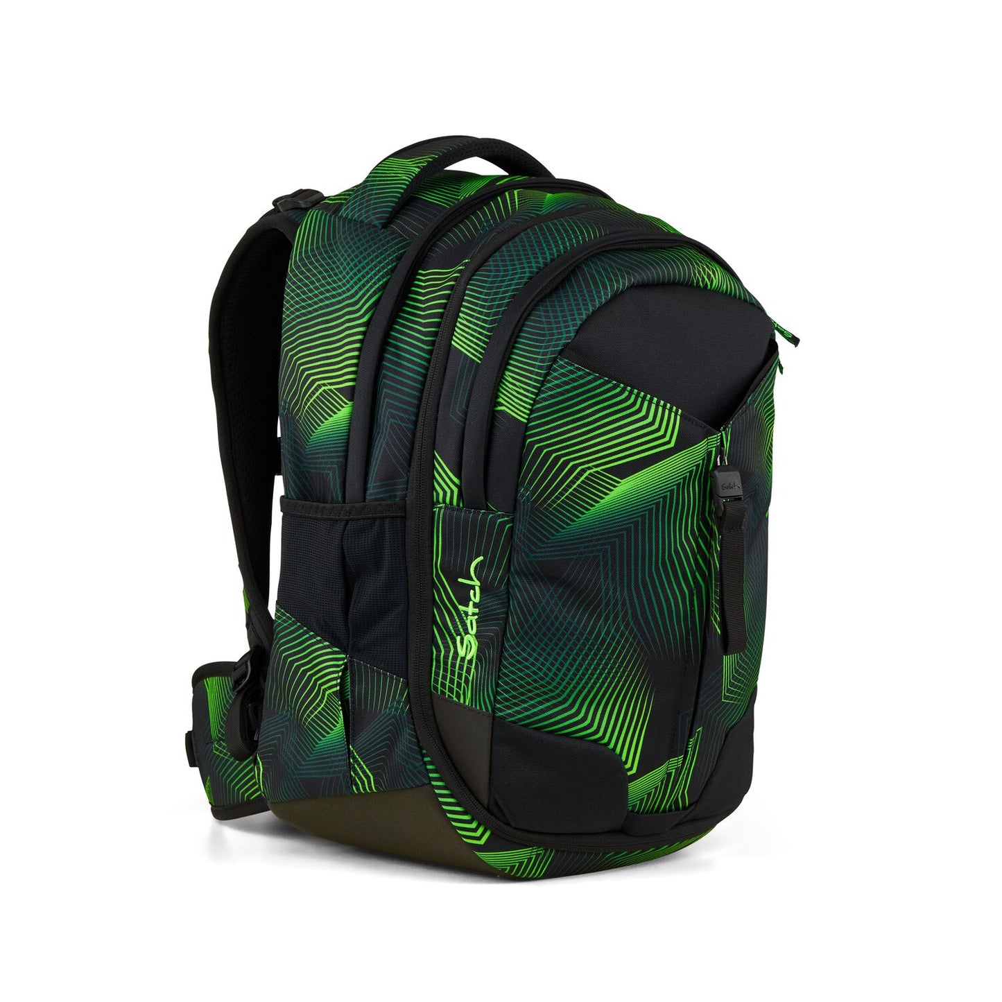 Schulrucksack-Set MATCH Seismic Green 3-teilig