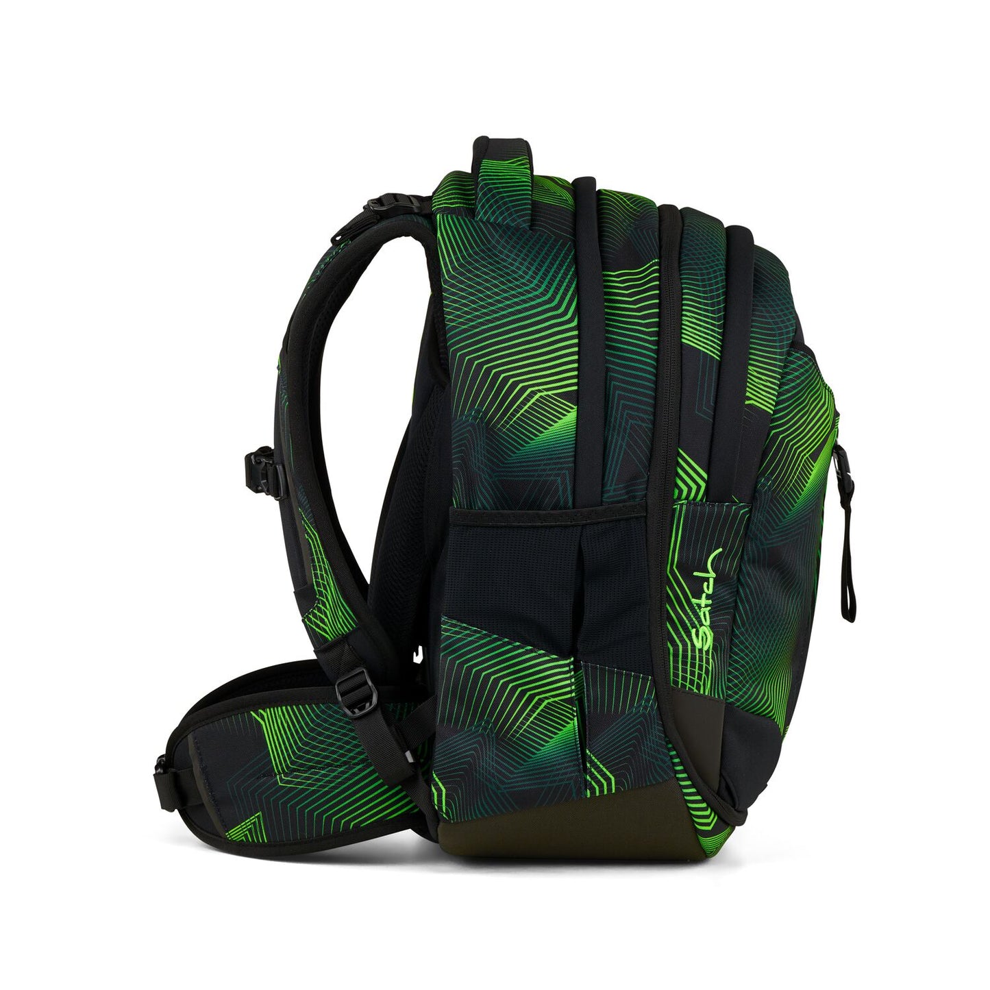 Schulrucksack-Set MATCH Seismic Green 2-teilig