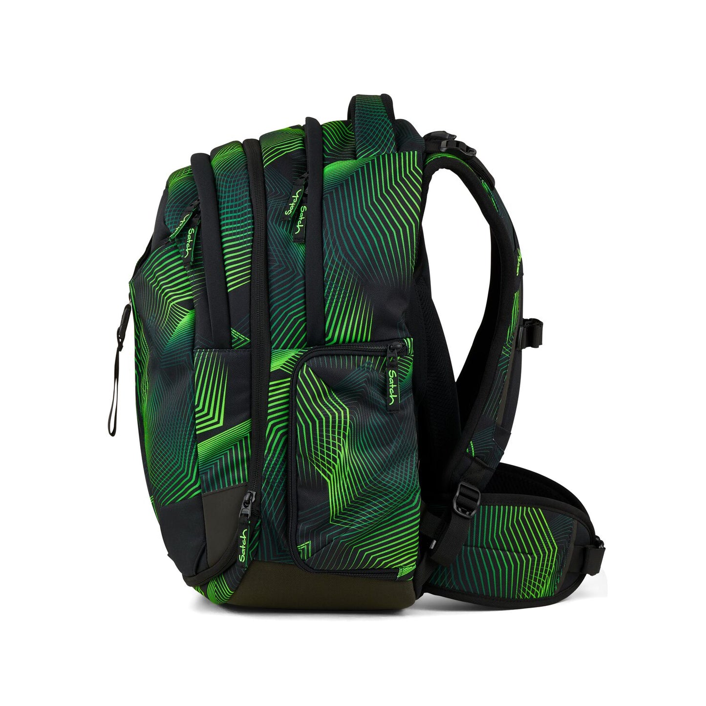 Schulrucksack-Set MATCH Seismic Green 2-teilig