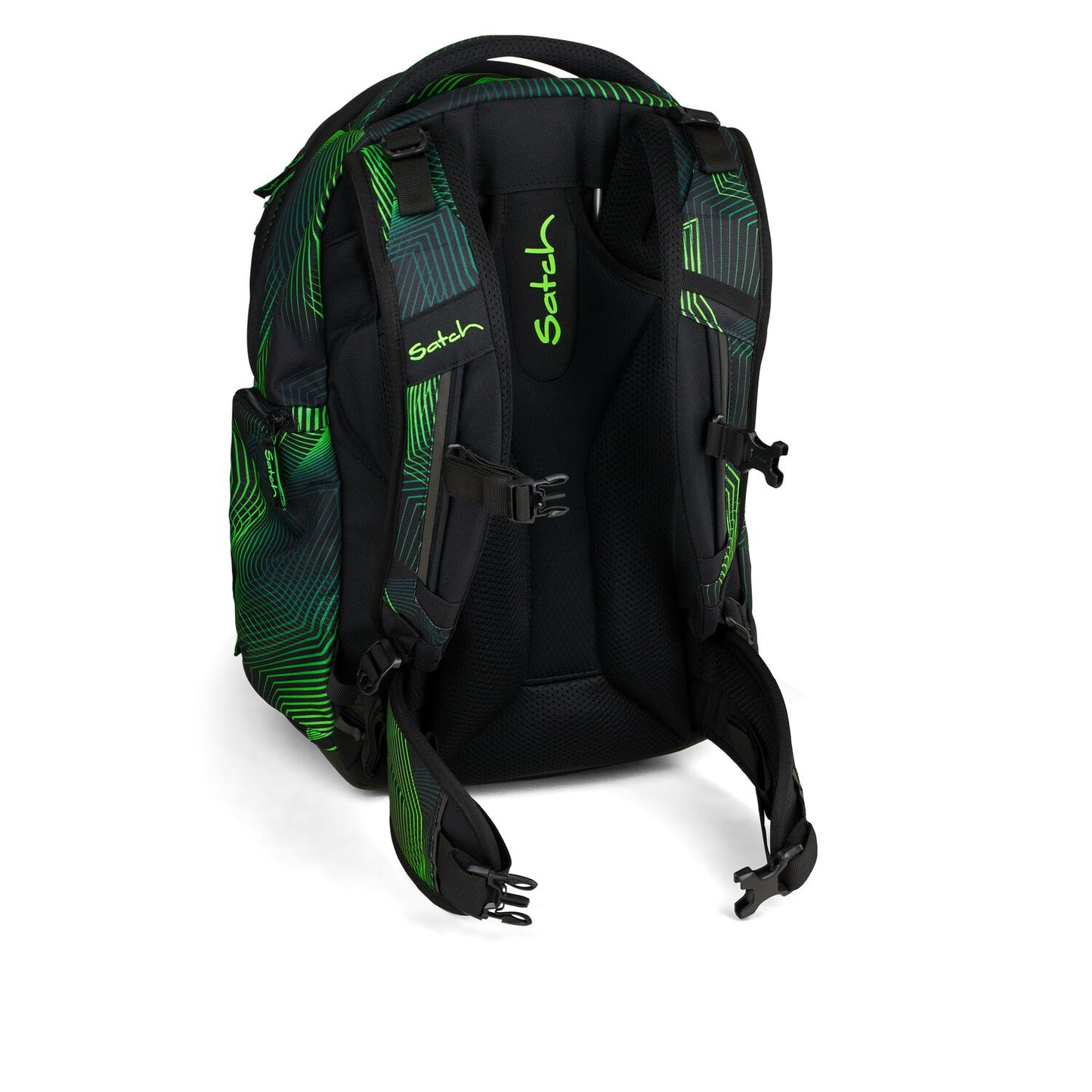 Schulrucksack-Set MATCH Seismic Green 3-teilig