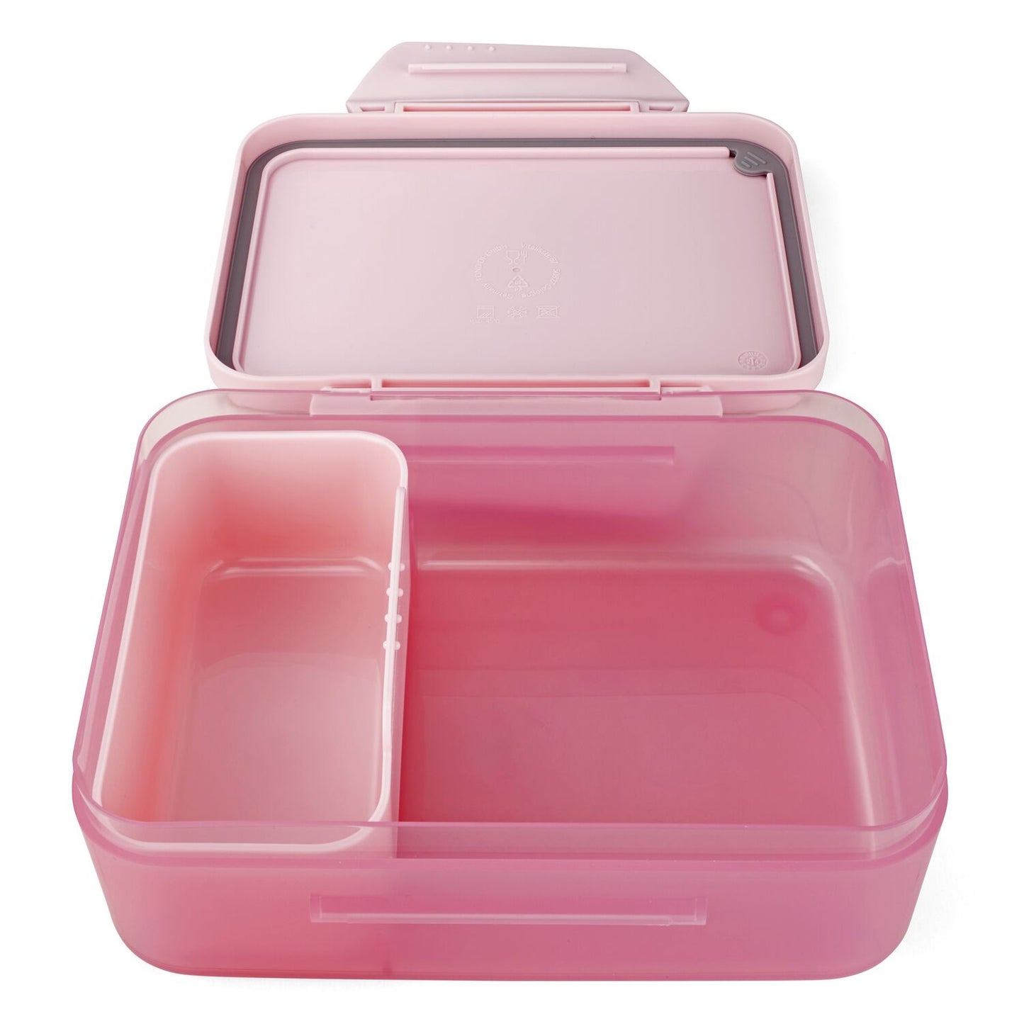 Kunststoff Brotdose Rose