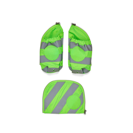 Fluo Seitentaschen Zip-Set mit Reflektorstreifen Grün