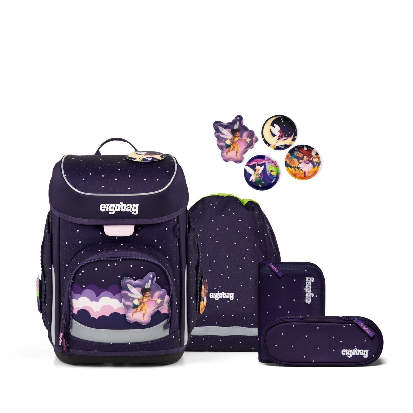 Schulranzen-Set CUBO SternguckBär 5-teilig, 25/26