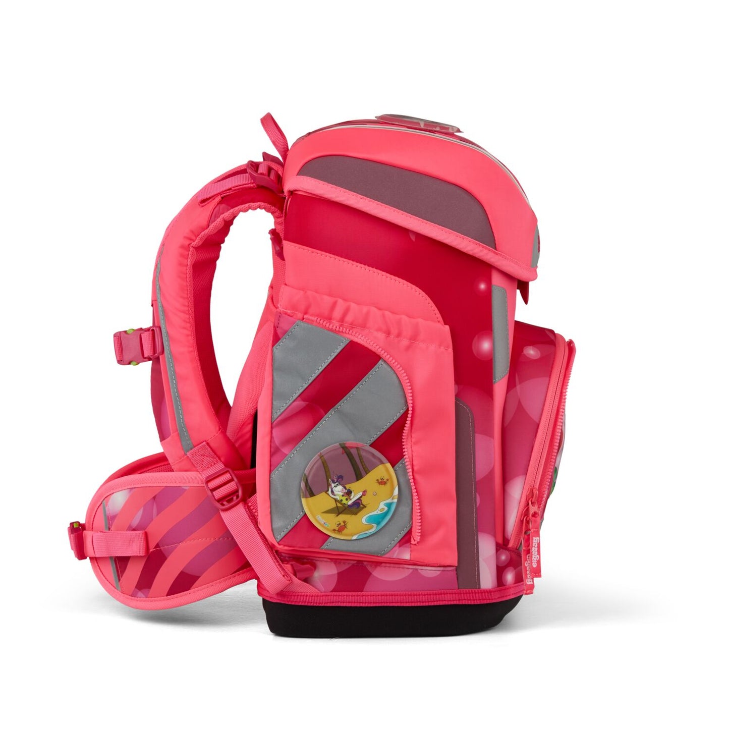 Schulranzen-Set CUBO KuntBärbuntes Einhorn 5-teilig, 25/26