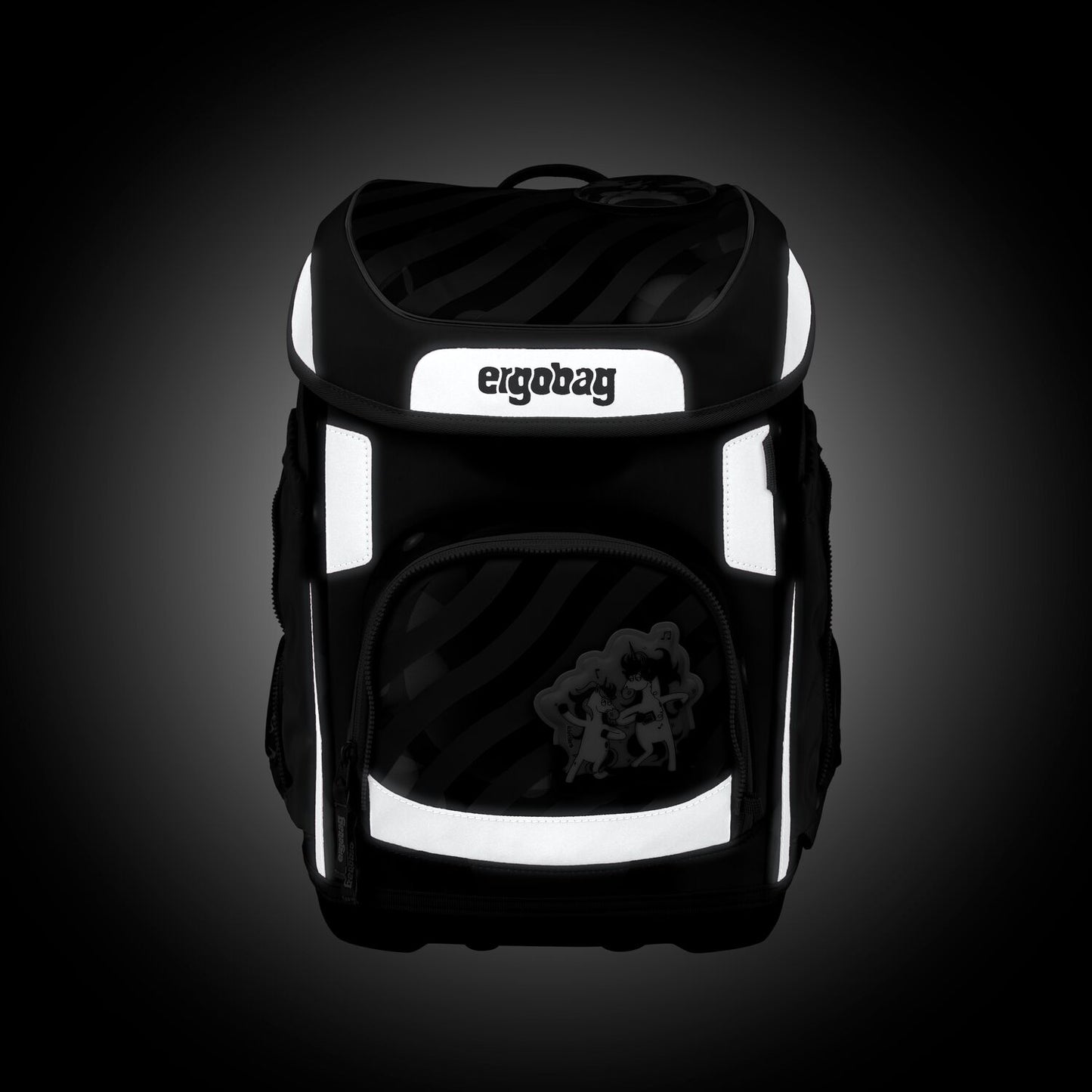 Schulranzen-Set CUBO KuntBärbuntes Einhorn 5-teilig, 25/26