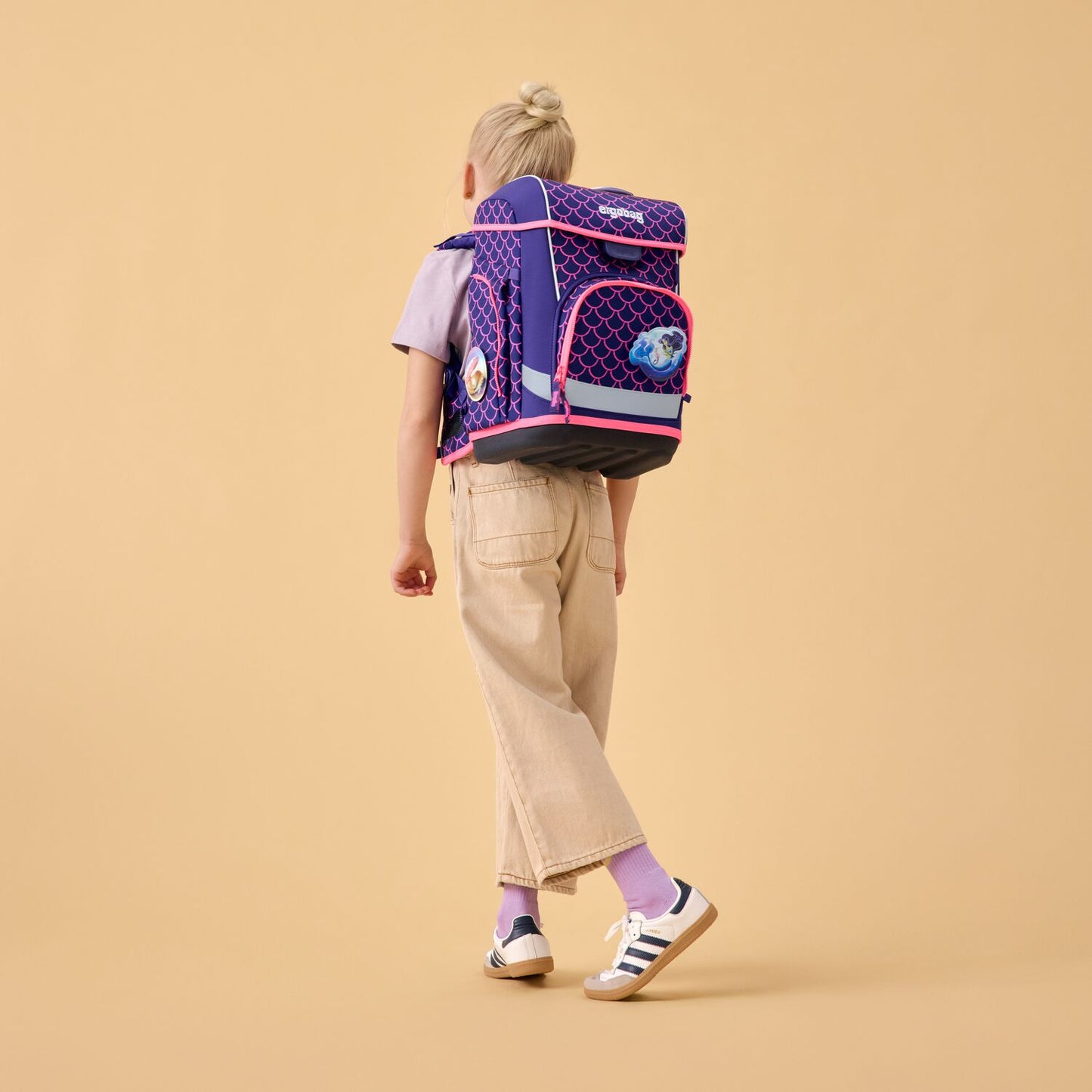 Schulranzen-Set CUBO LIGHT PerlentauchBär 5-teilig, 25/26