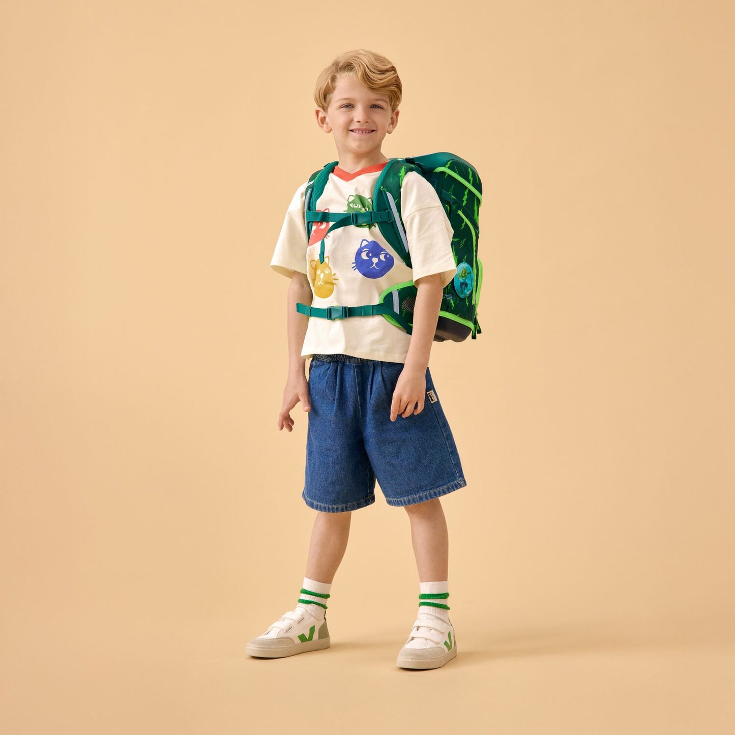 Schulranzen-Set CUBO LIGHT Bärtastisch 5-teilig, 25/26