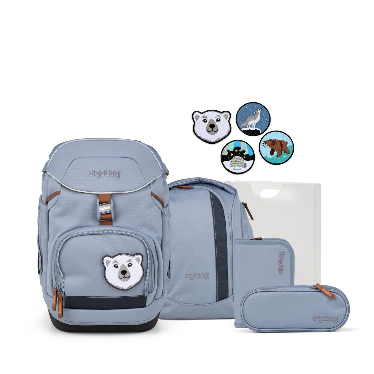 Schulranzen-Set PACK FährtenlesBär 6-teilig
