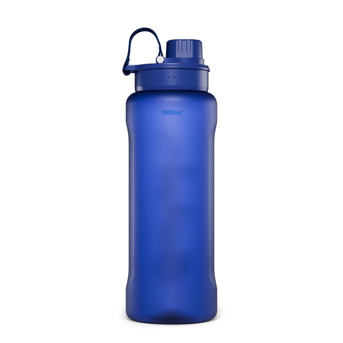 XL Kunststoff Trinkflasche Cobalt Blue, 1 Liter