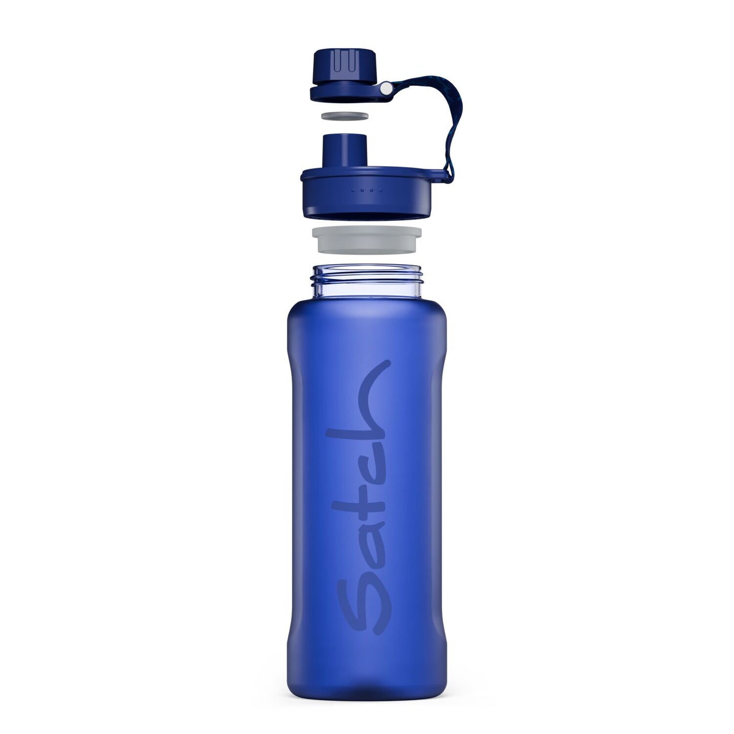 XL Kunststoff Trinkflasche Cobalt Blue, 1 Liter